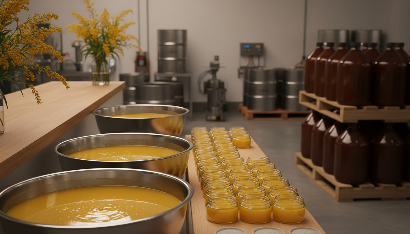 Goldenrod Essential Oil for Solid Perfume & Balm Formulation